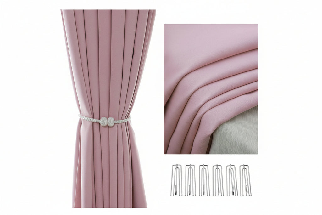 Nestfyhome 100% Blackout Soundproof Curtains for Bedroom – Luxury Modern Minimalist Drapes, Premium Sun Blocking & Room Darkening Window Panels for Living Room