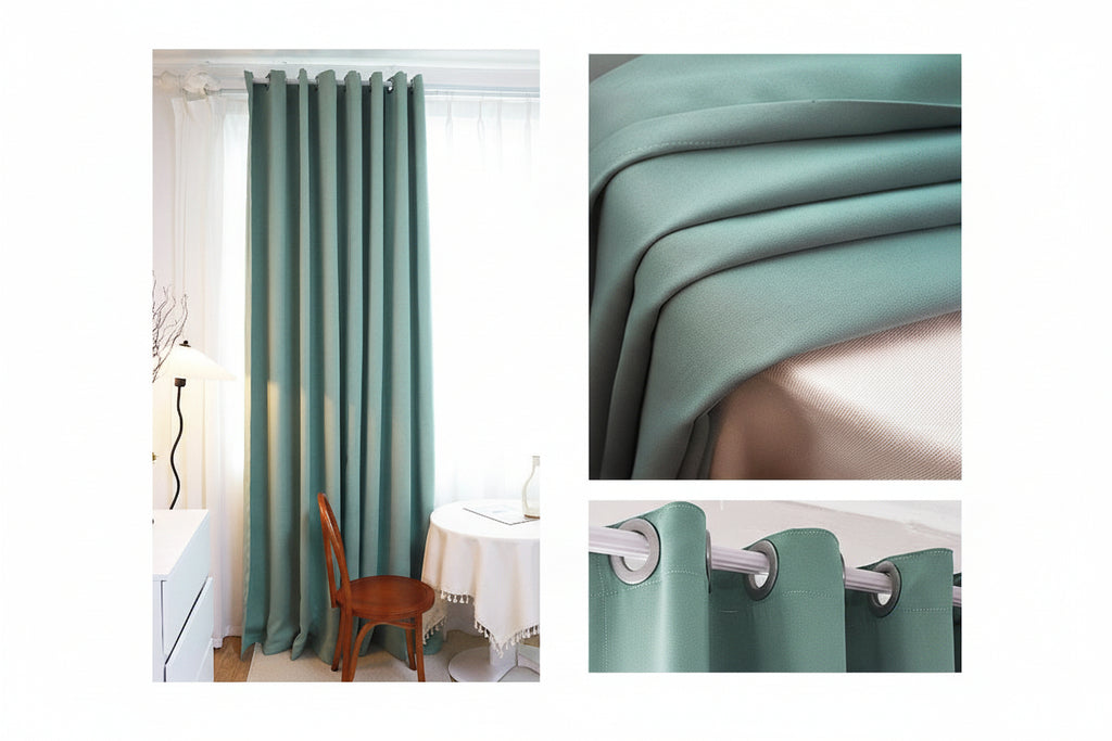 Nestfyhome 100% Blackout Soundproof Curtains for Bedroom – Luxury Modern Minimalist Drapes, Premium Sun Blocking & Room Darkening Window Panels for Living Room