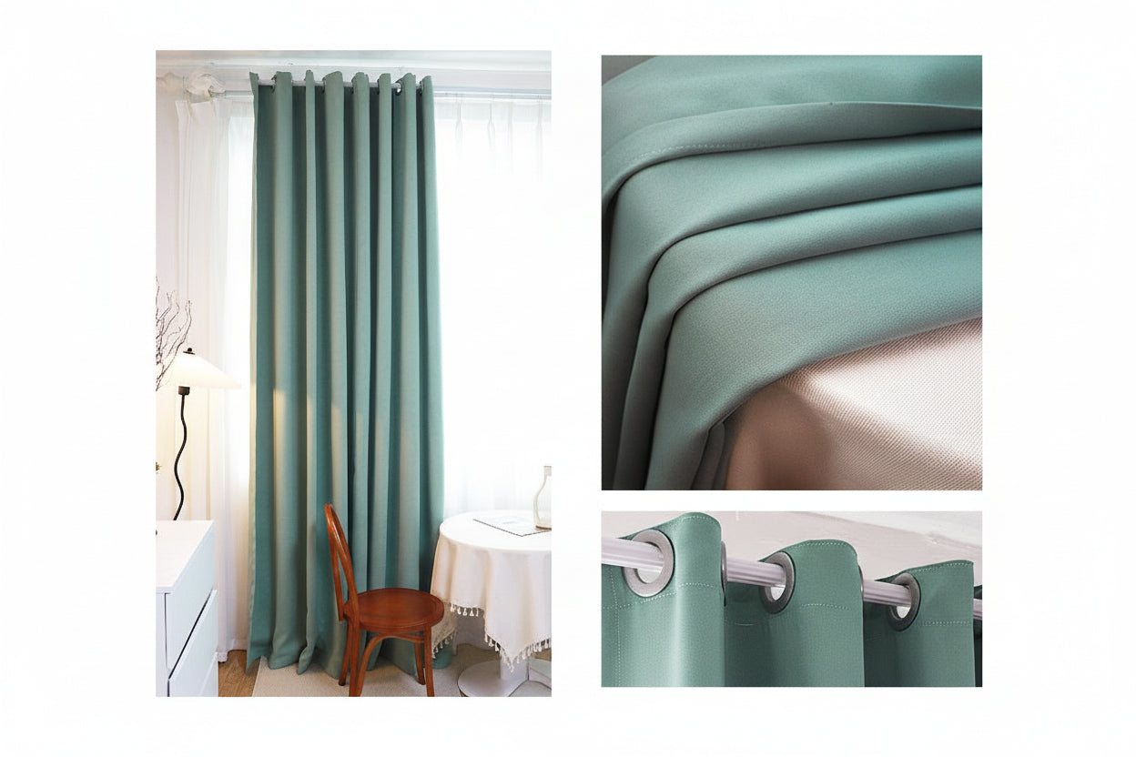 Nestfyhome 100% Blackout Soundproof Curtains for Bedroom – Luxury Modern Minimalist Drapes, Premium Sun Blocking & Room Darkening Window Panels for Living Room