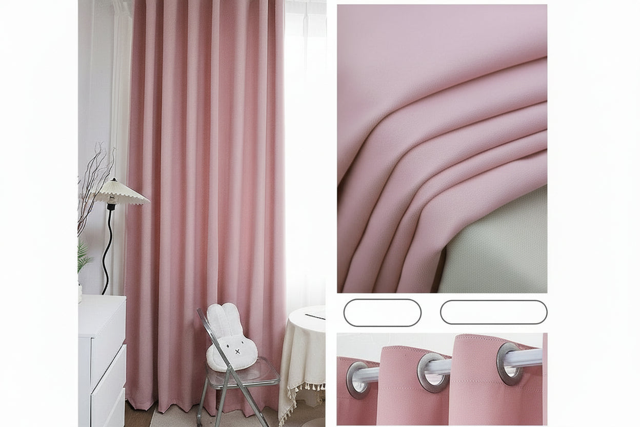 Nestfyhome 100% Blackout Soundproof Curtains for Bedroom – Luxury Modern Minimalist Drapes, Premium Sun Blocking & Room Darkening Window Panels for Living Room