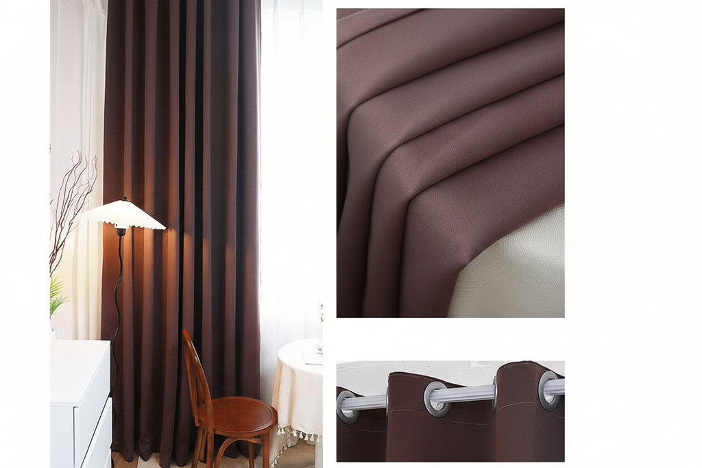 Nestfyhome 100% Blackout Soundproof Curtains for Bedroom – Luxury Modern Minimalist Drapes, Premium Sun Blocking & Room Darkening Window Panels for Living Room