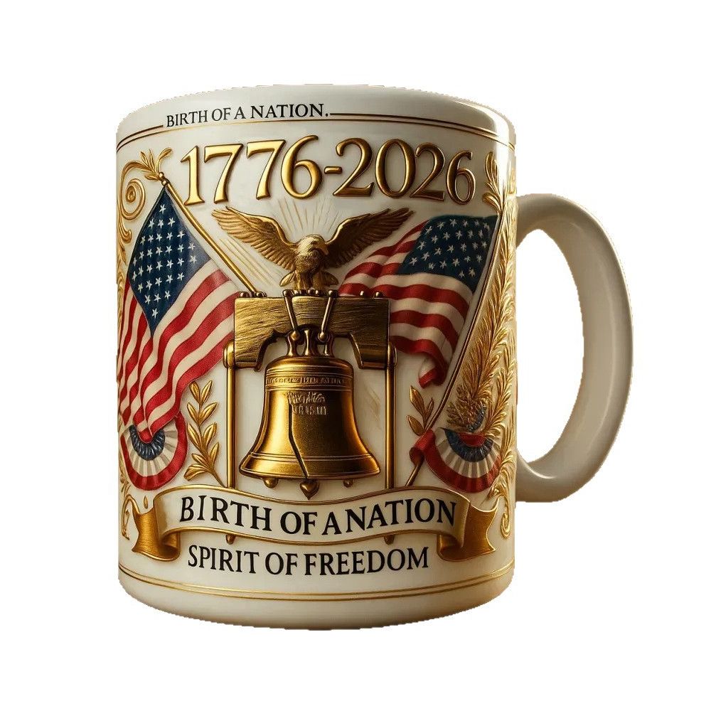 Nestfyhome Designer Ceramic Coffee Mug – Printed Drinkware with Colored Interior & Handle, Elegant Home Cup for Coffee, Milk & Tea