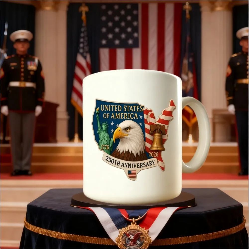 Nestfyhome Designer Ceramic Coffee Mug – Printed Drinkware with Colored Interior & Handle, Elegant Home Cup for Coffee, Milk & Tea