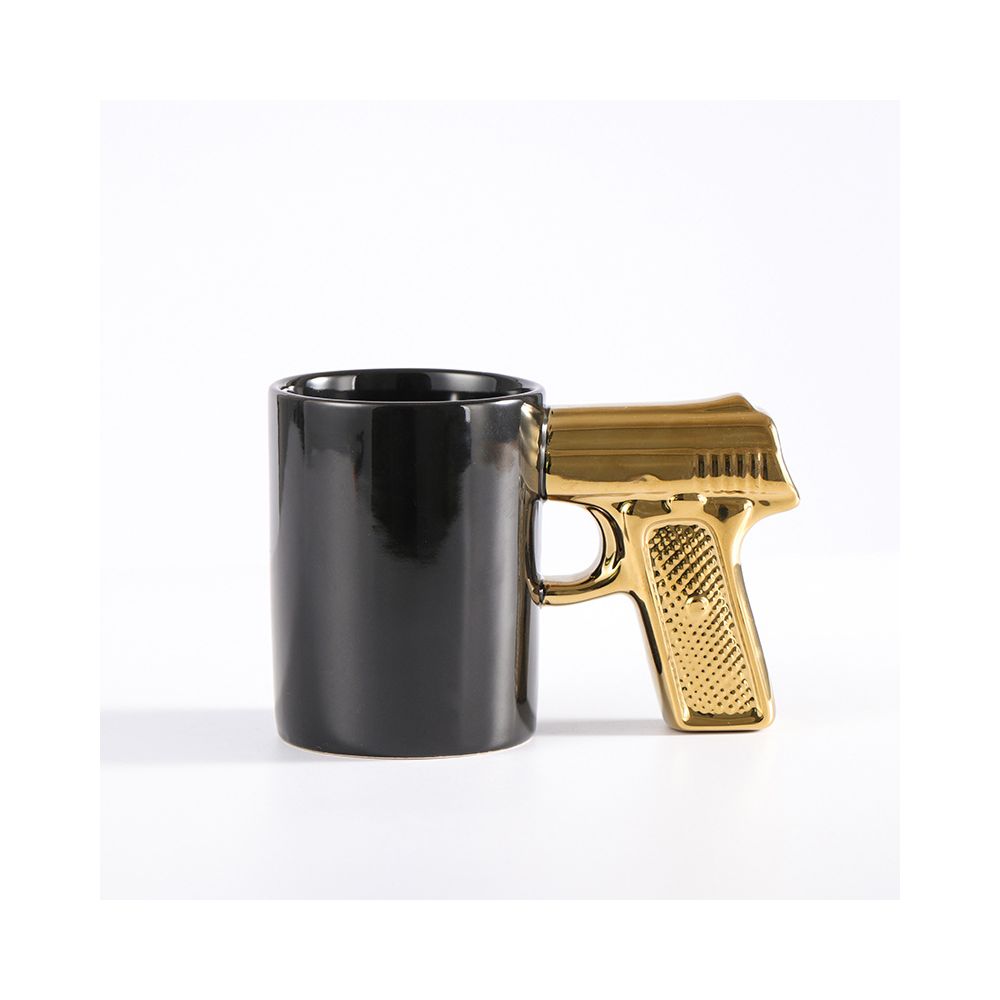 Nestfyhome Designer Ceramic Coffee Mug – Printed Drinkware with Colored Interior & Handle, Elegant Home Cup for Coffee, Milk & Tea