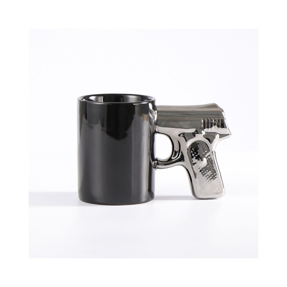 Nestfyhome Designer Ceramic Coffee Mug – Printed Drinkware with Colored Interior & Handle, Elegant Home Cup for Coffee, Milk & Tea