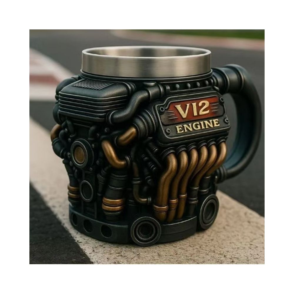 Nestfyhome mug V6 creative mug resin craft high end niche mechanical engine