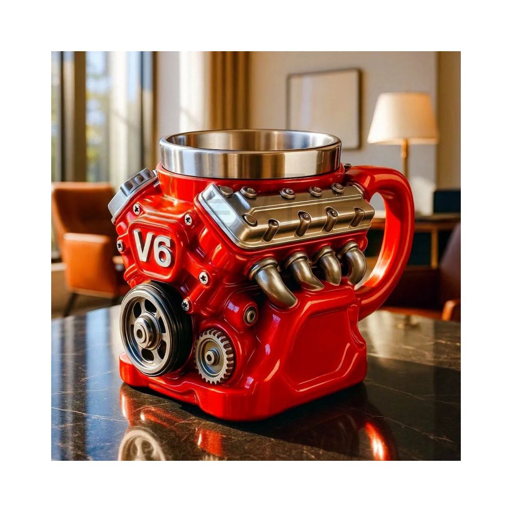 Nestfyhome mug V6 creative mug resin craft high end niche mechanical engine