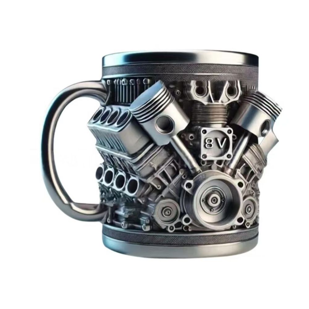 Nestfyhome mug V6 creative mug resin craft high end niche mechanical engine
