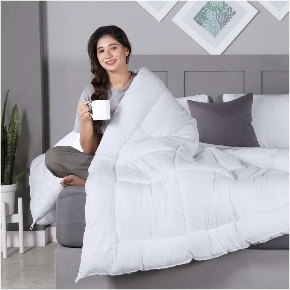 Cross border extra thick comforter special for homestays hotels and guesthouses pure cotton white suitable for all seasons home textile bedding image 2