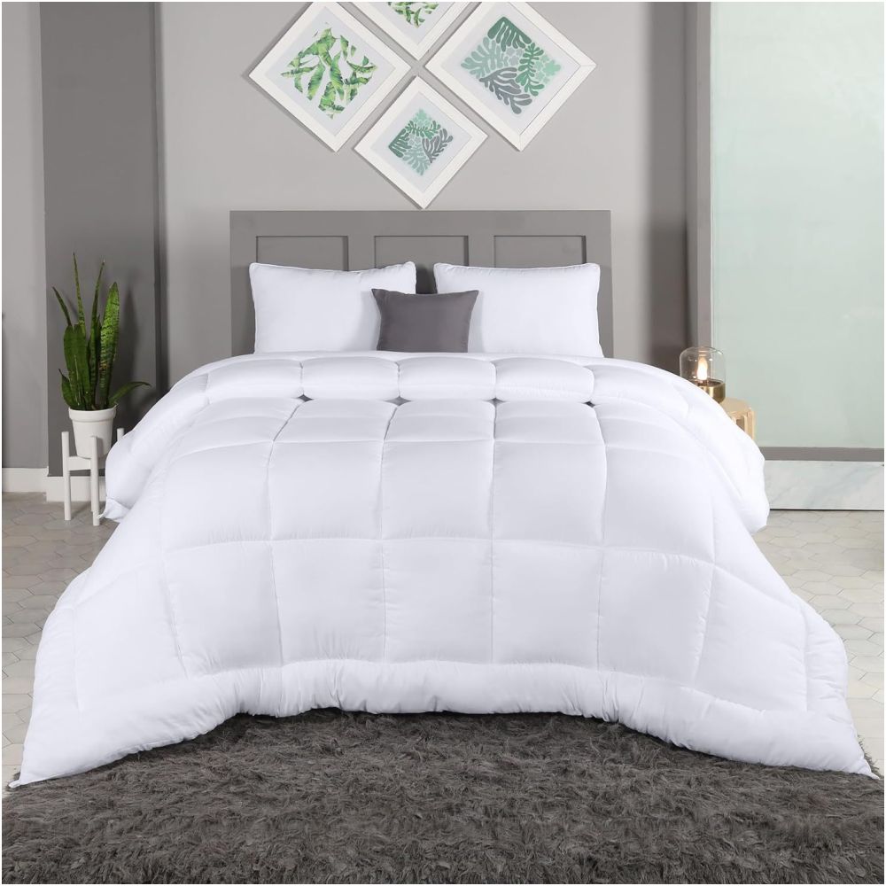 Cross border extra thick comforter special for homestays hotels and guesthouses pure cotton white suitable for all seasons home textile bedding image 3
